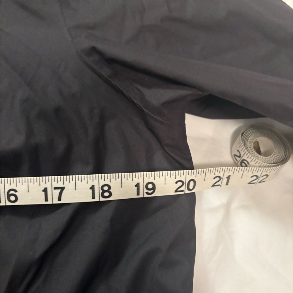 The North Face Black Hooded Trench Coat Rain Jacket Medium - Picture 5 of 13